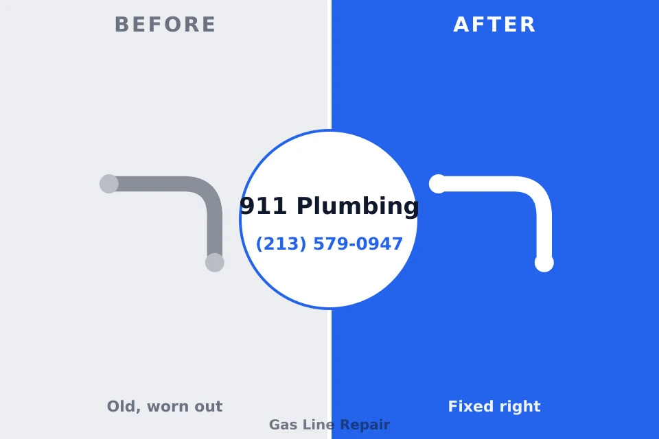 Before and after: plumbing repair Carolina Shores, NC